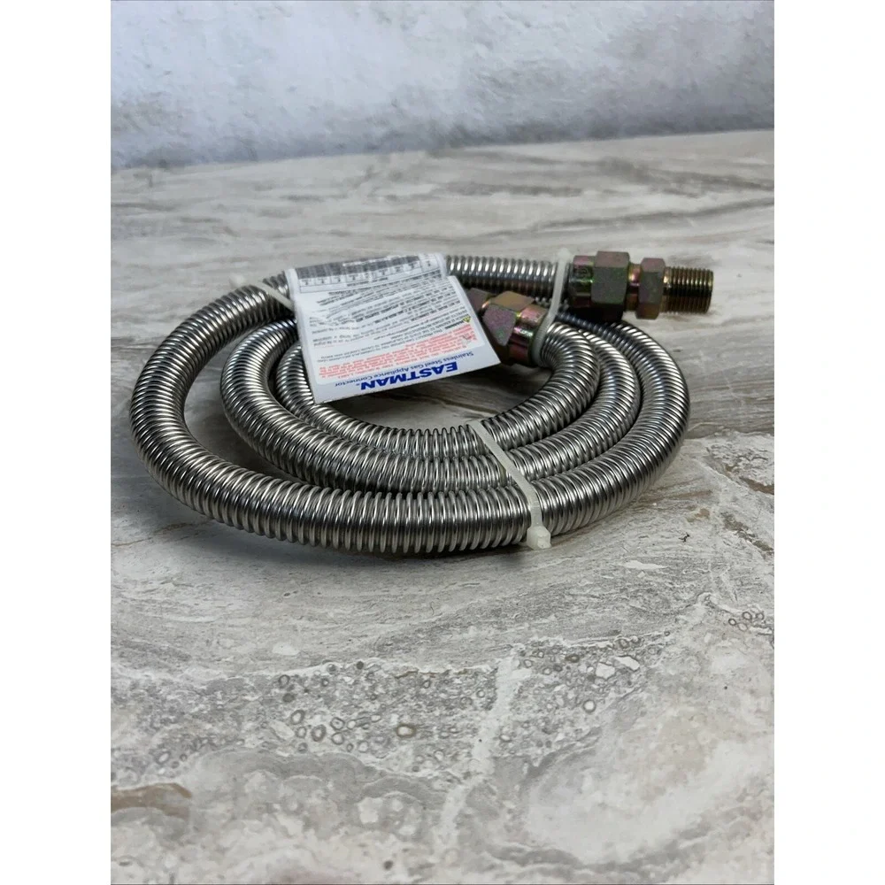60 in. Eastman Stainless Steel Gas Connector – 5/8 in OD(1/2
